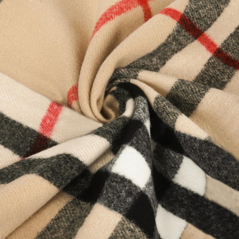 EXTREE Scarfs for Women Pashmina Silky Shawl Wrap for Evening Dressing Blanket Open Front Poncho Cape - Image 5